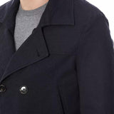 Verri Blue Cotton Men Blazer