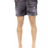 Just Cavalli Black Polyester Men's Swimwear Short