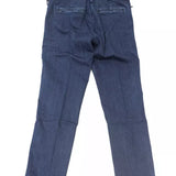 Jacob Cohen Blue Cotton Women Chino Jeans