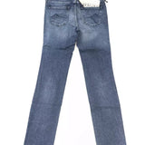 Jacob Cohen Blue Cotton Women Jeans with Pony Skin Label