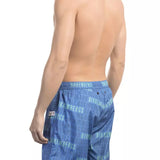 Bikkembergs Blue Polyester Men's Swim Short