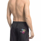 Bikkembergs Black Polyester Men Swim Short