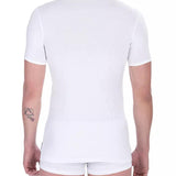 Bikkembergs White Cotton Men T-Shirt Twin Pack