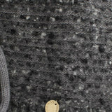 Cavalli Gray wool knitted cardigan