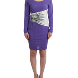 Cavalli Purple longsleeved dress