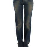 Costume National Blue straight leg jeans