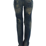Costume National Blue straight leg jeans