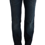 Costume National Blue Cotton Regular Fit Denim Jeans