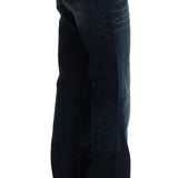 Costume National Blue Cotton Regular Fit Denim Jeans