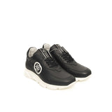 Cerruti 1881 Blue Cowhide Men Sneakers