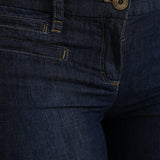 PLEIN SUD Dark Blue Cotton Bootcut Denim Jeans