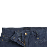 PLEIN SUD Dark Blue Cotton Bootcut Denim Jeans