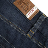 PLEIN SUD Dark Blue Cotton Bootcut Denim Jeans