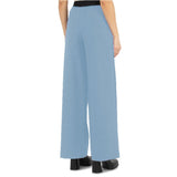 Comme Des Fuckdown Light Blue Polyester Women Palazzo Pants