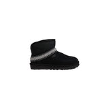 UGG Black Suede Leather Ankle