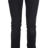 John Galliano Gray Wash Cotton Stretch Regular Fit Jeans