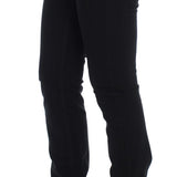 Cavalli Chic Slim Skinny Black Jeans