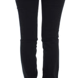Cavalli Chic Slim Skinny Black Jeans