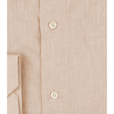 Bagutta Beige Linen Men Shirt