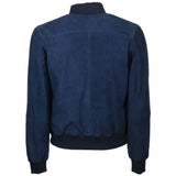 Emilio Romanelli Blue Calfskin Jacket