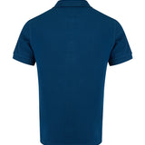 Burberry Deep Teal Blue Cotton Collared Polo Shirt