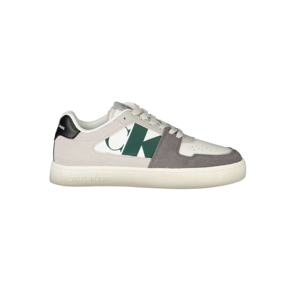 Calvin Klein White Polyester Men Sneakers