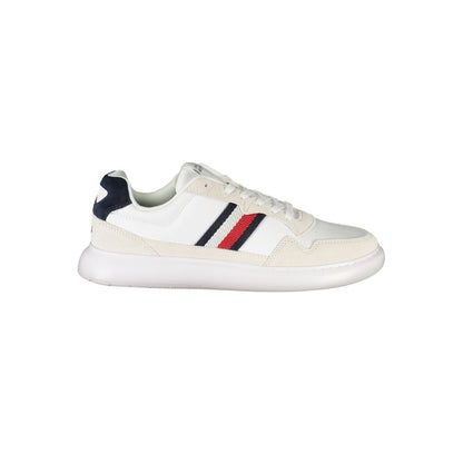 Tommy Hilfiger White Leather Men Sneakers