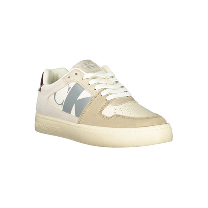 Calvin Klein Beige Polyester Men Sneakers