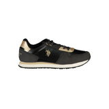 U.S. POLO ASSN. Black Polyester Sneakers