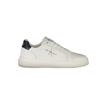 Calvin Klein White Leather Men Sneakers