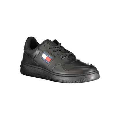 Tommy Hilfiger Black Polyester Sneakers