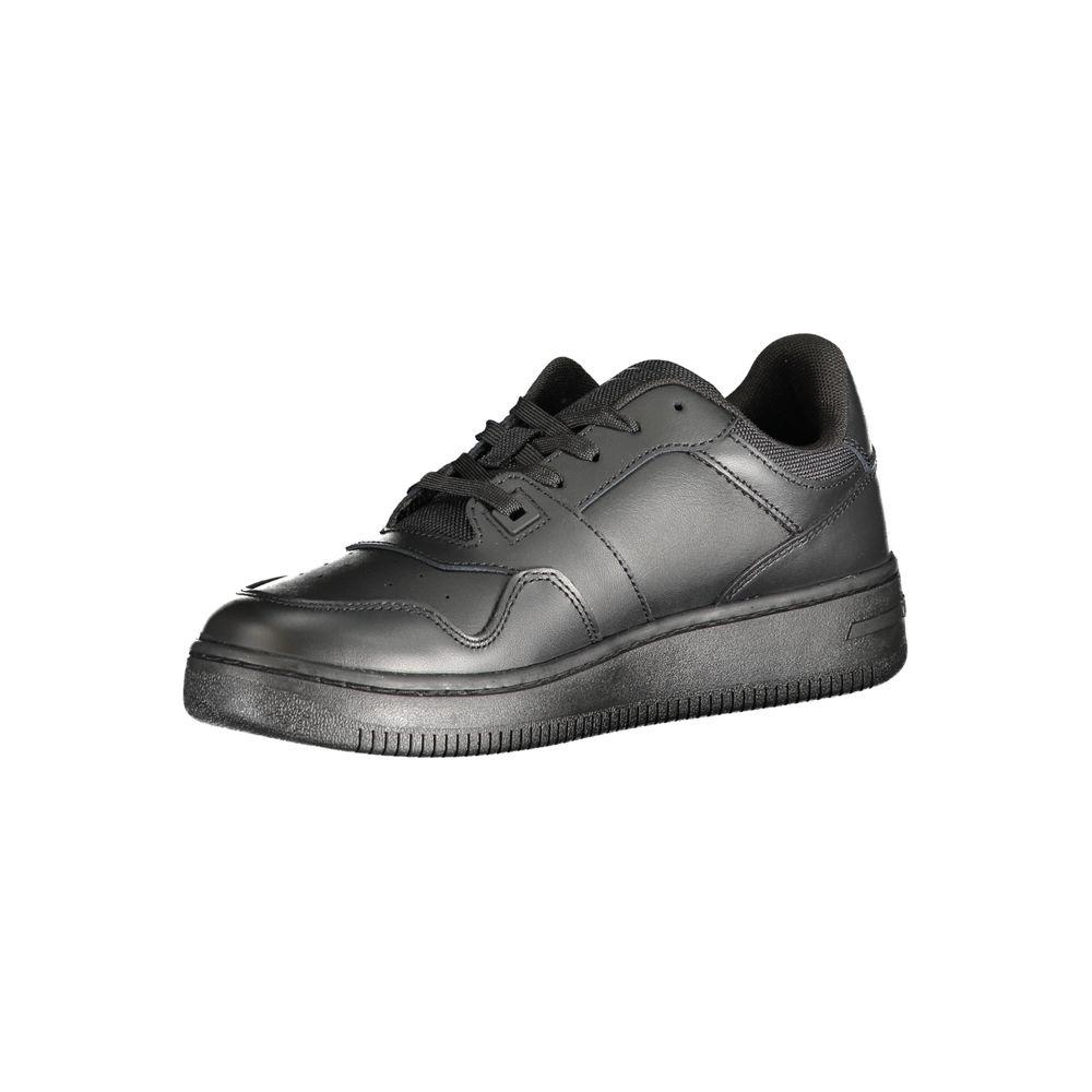 Tommy Hilfiger Black Polyester Sneakers