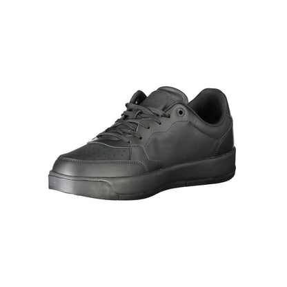 Tommy Hilfiger Black Polyethylene Men Sneakers