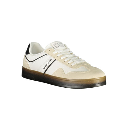 Tommy Hilfiger White Leather Men Sneakers