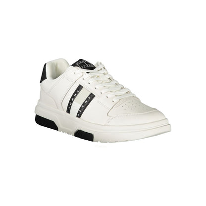 Tommy Hilfiger White Polyethylene Men Sneakers