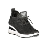 Laura Biagiotti Black Polyester Women Sneakers