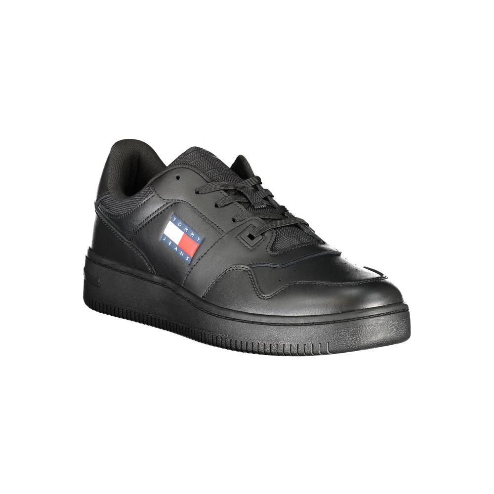 Tommy Hilfiger Black Polyester Sneakers