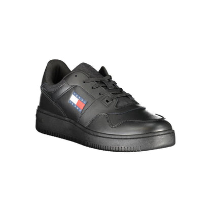 Tommy Hilfiger Black Polyester Sneakers