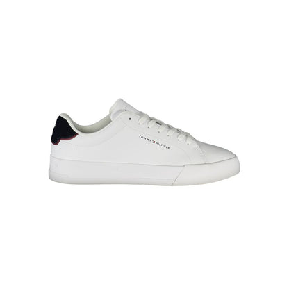Tommy Hilfiger White Polyethylene Men Sneakers