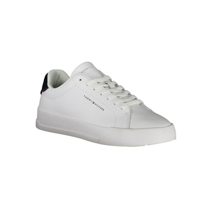 Tommy Hilfiger White Polyethylene Men Sneakers