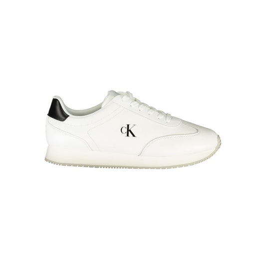 Calvin Klein White Leather Men Sneakers