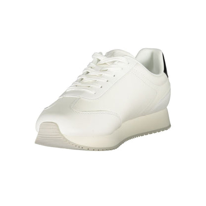Calvin Klein White Leather Men Sneakers