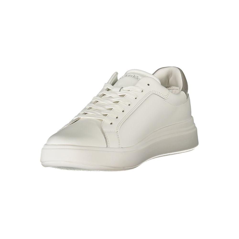 Calvin Klein White Polyester Sneakers