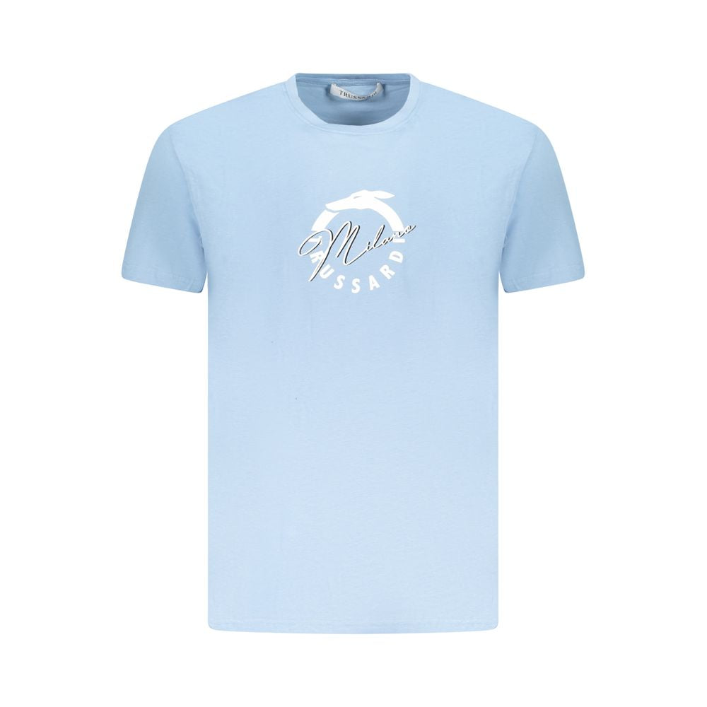 Trussardi Light Blue Cotton T-Shirt