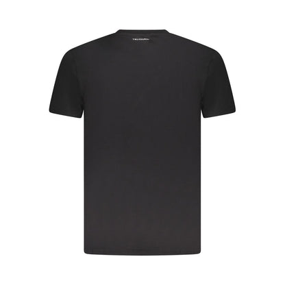 Trussardi Black Cotton T-Shirt