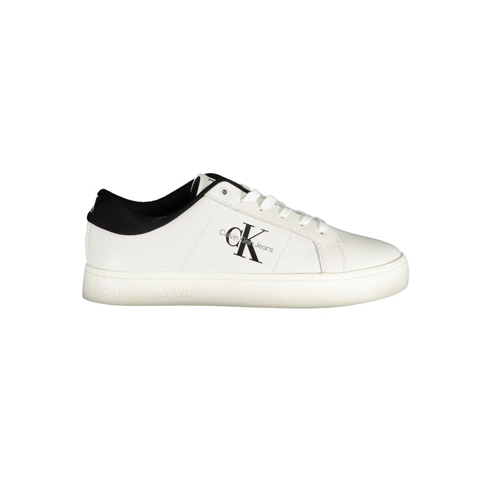 Calvin Klein White Polyester Sneakers