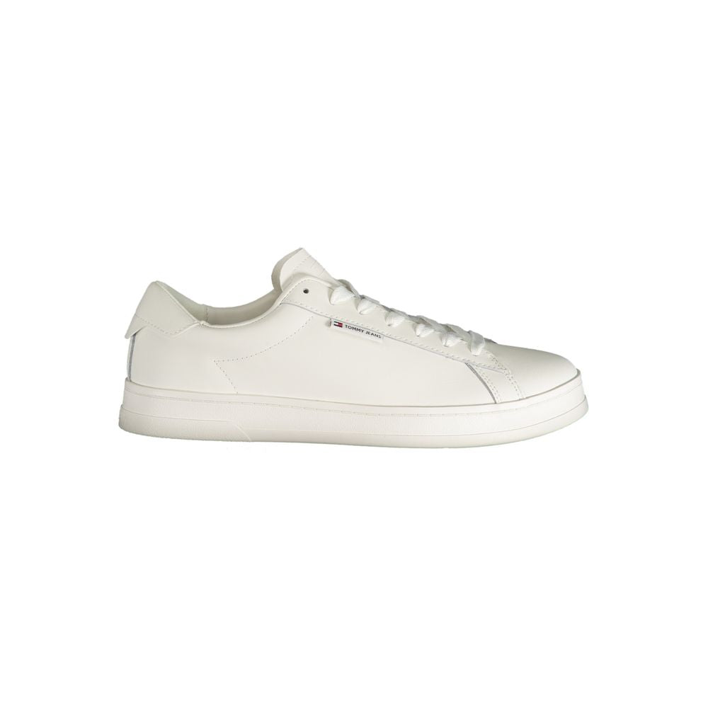 Tommy Hilfiger White Polyester Sneakers