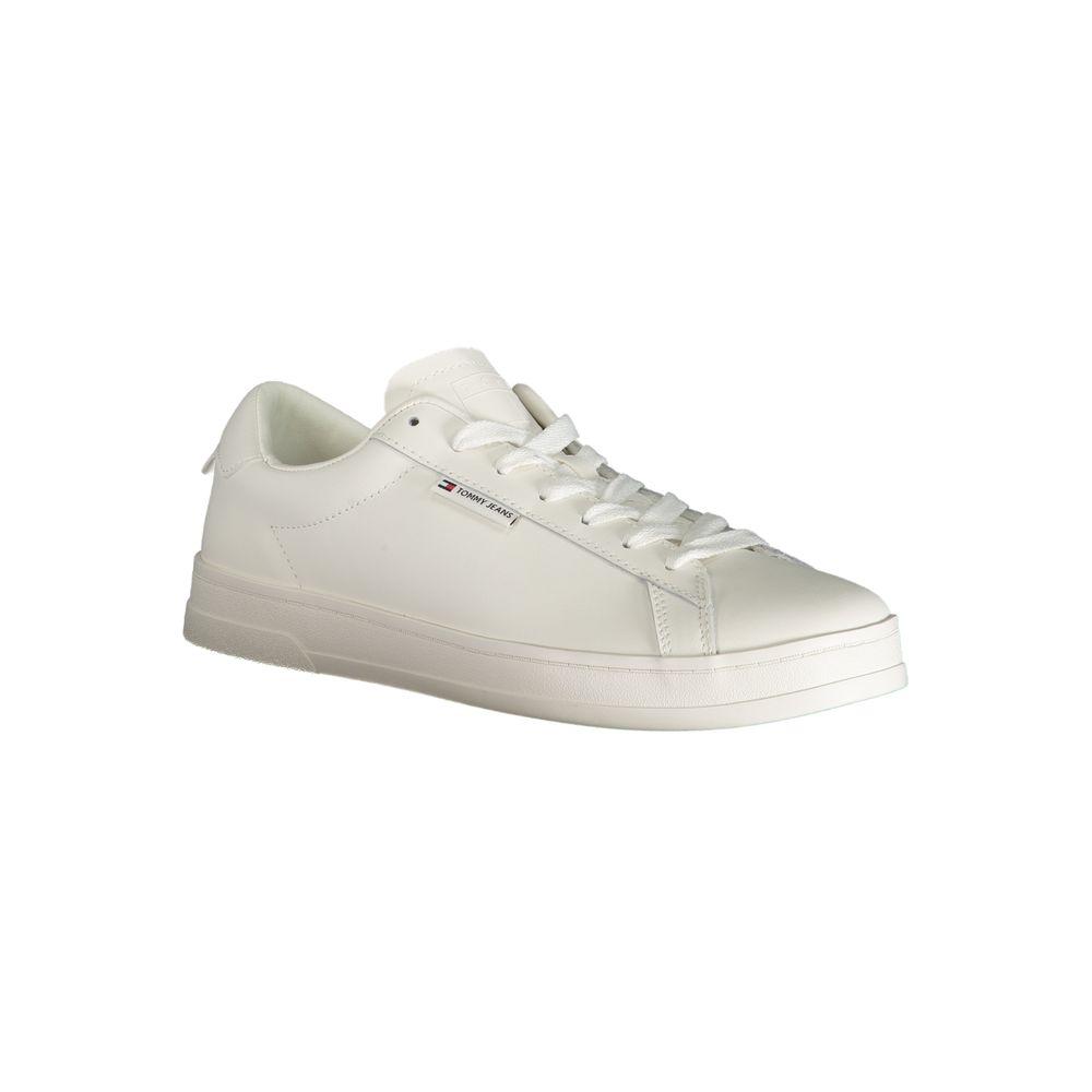 Tommy Hilfiger White Polyester Sneakers