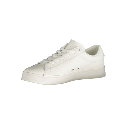 Tommy Hilfiger White Polyester Sneakers