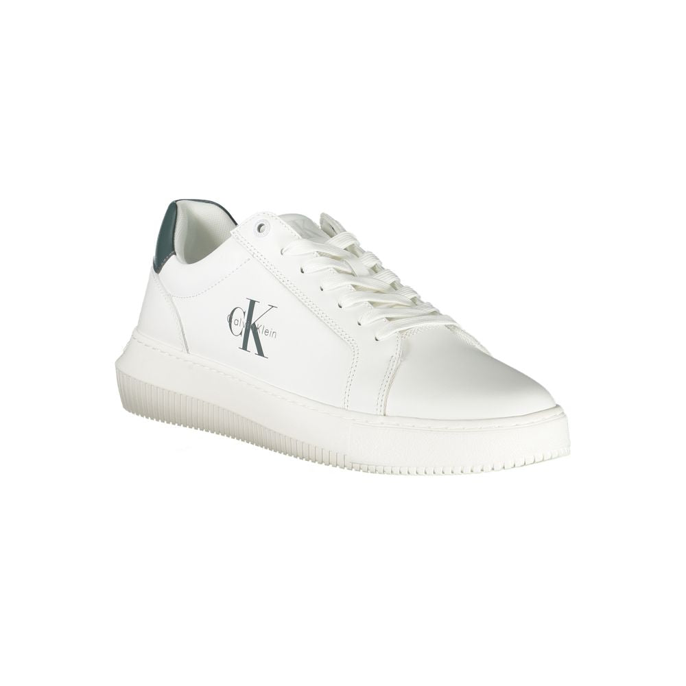 Calvin Klein White Leather Men Sneakers